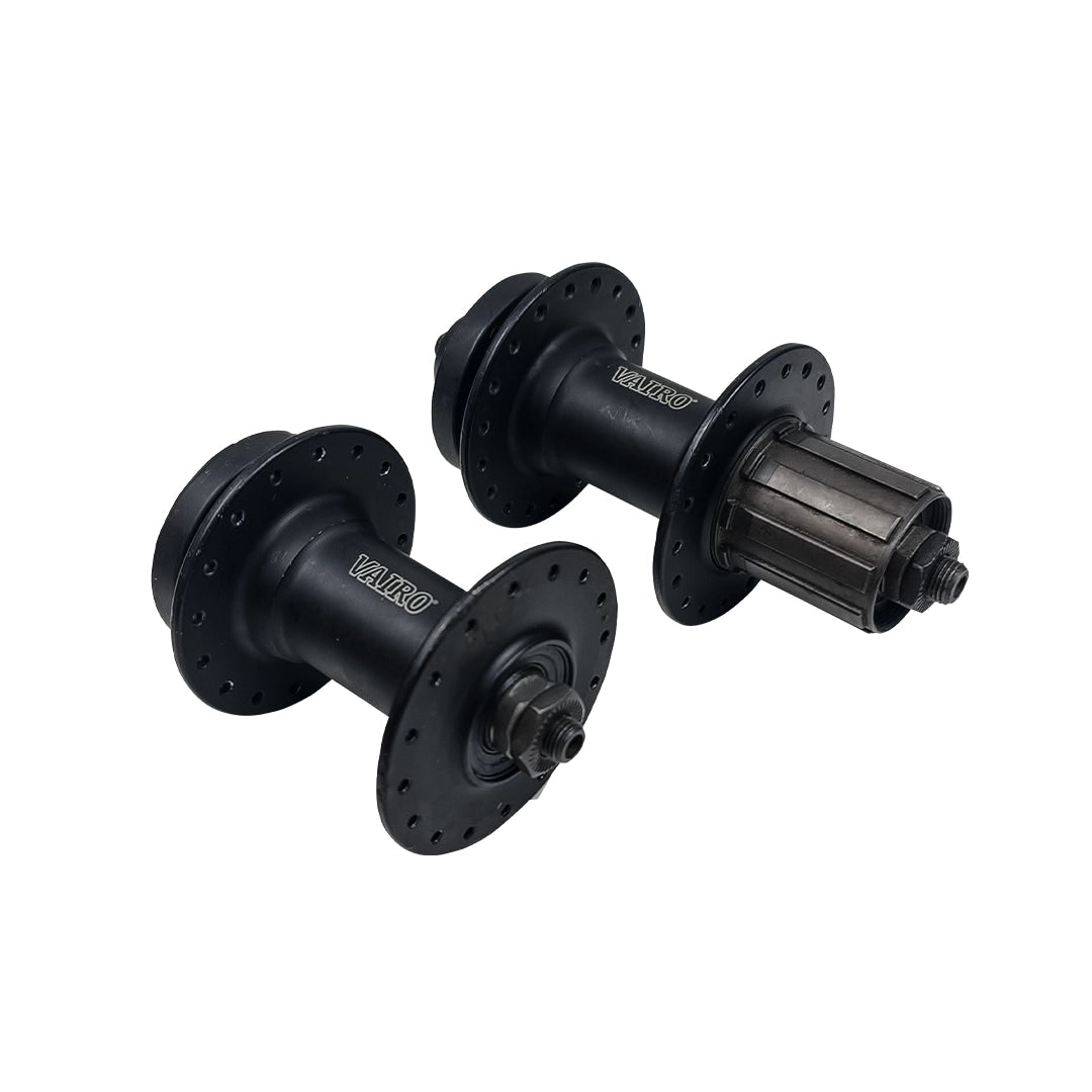 Juego de Mazas Vairo Cassette Disco (135x9T) Trasero (100x9D) Delantero (36H6T) Black Opaco