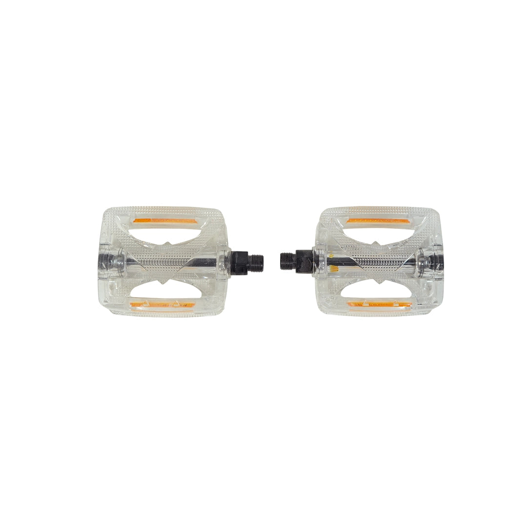 Pedales E-Metro 26´ Blanco Transparente