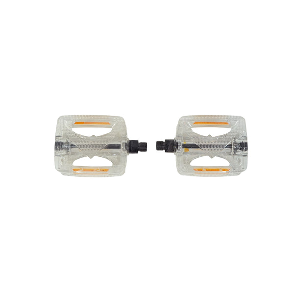 Pedales E-Metro 26´ Blanco Transparente