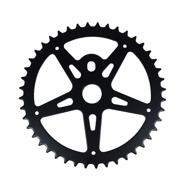 Plato Monoplato De Bicicleta 44 Dientes Acero - Color Negro Nuevo Plato Monoplato De Bicicleta 44 Dientes Acero - Color Negro