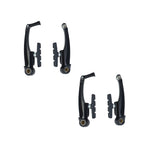Juego De Freno V-brake Aluminio Black. Delantero/trasero