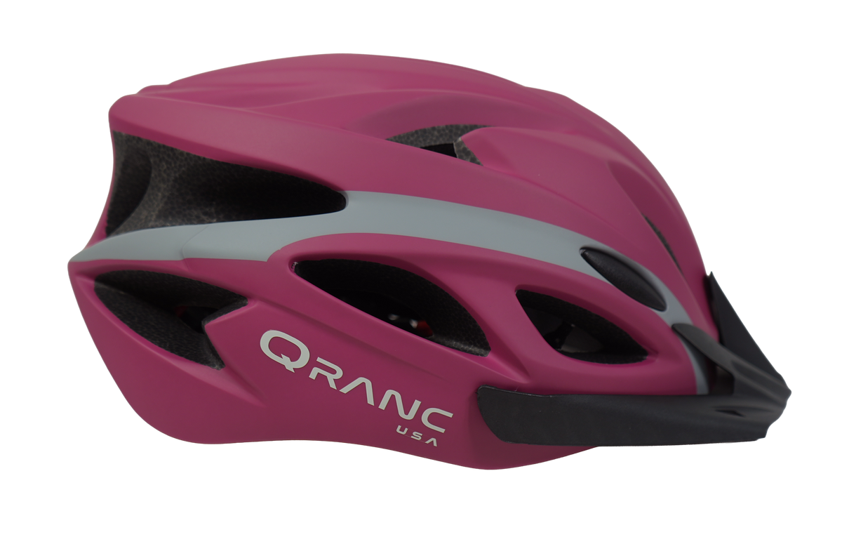 Casco Para Ciclismo Qranc Usa Con Luz Trasera - Bicicletas
