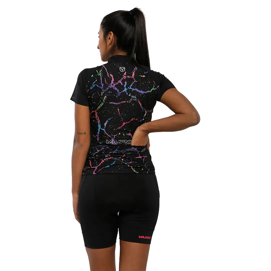 Casaca Jersey Ciclismo Vairo Cosmic Mujer