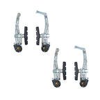Juego Frenos V-brake Power Vbr-207a Pipeta Fuelles Tornillos