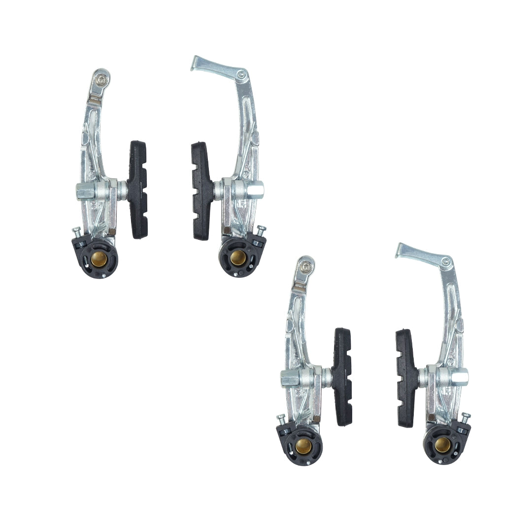 Juego Frenos V-brake Power Vbr-207a Pipeta Fuelles Tornillos