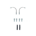 Juego De Freno V-brake Aluminio Black. Delantero/trasero