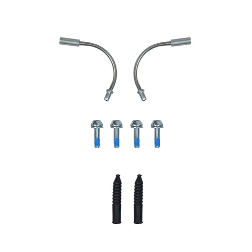 Juego Frenos V-brake Power Vbr-207a Pipeta Fuelles Tornillos