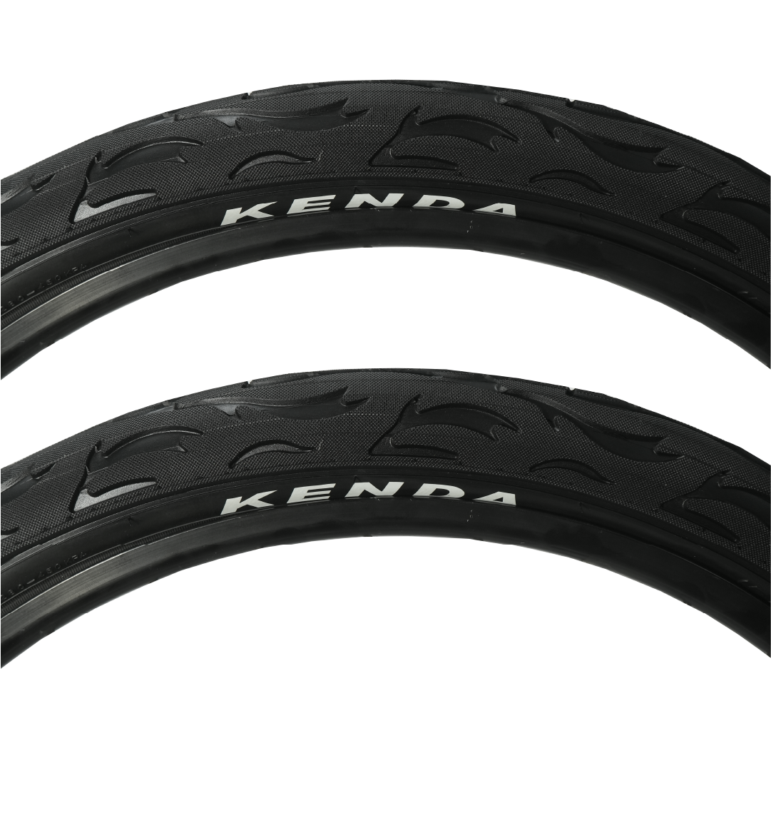 Juego De Cubiertas De Bicicleta R26 Kenda Flame - 26x2.125
