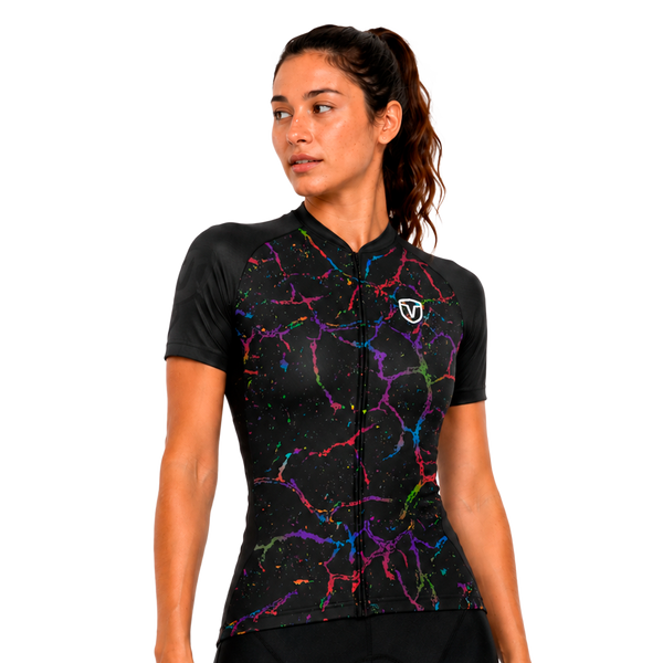 Casaca Jersey Ciclismo Vairo Cosmic Mujer
