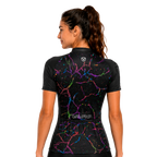Casaca Jersey Ciclismo Vairo Cosmic Mujer