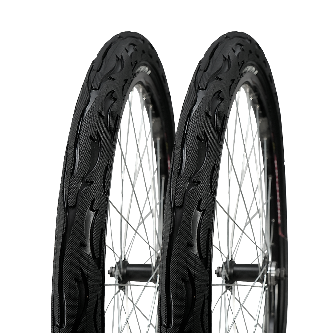 Juego De Cubiertas De Bicicleta R26 Kenda Flame - 26x2.125