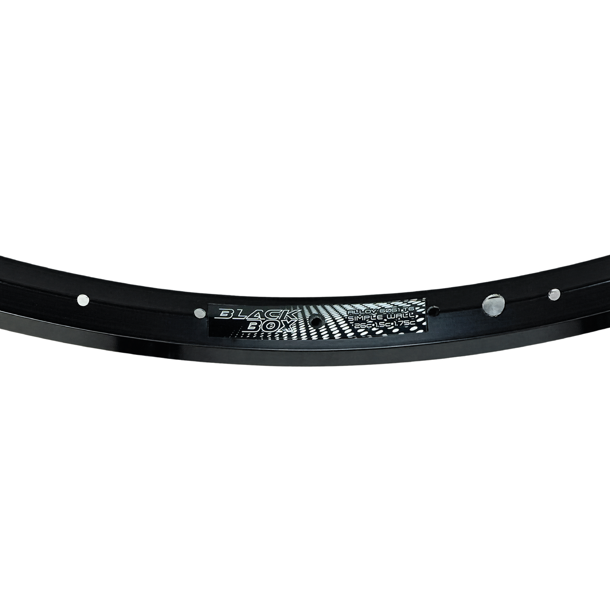 Llanta Rodado 26 Black Box Pared Simple 36h 26x1,75x1,5