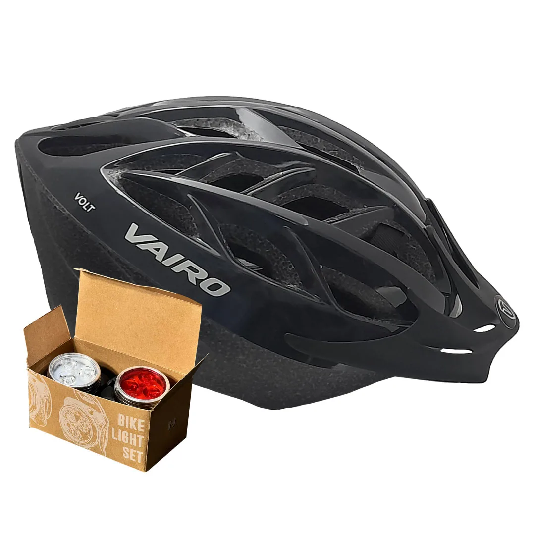 Casco Vairo Volt + Set De Luces Circulares Hooger Led