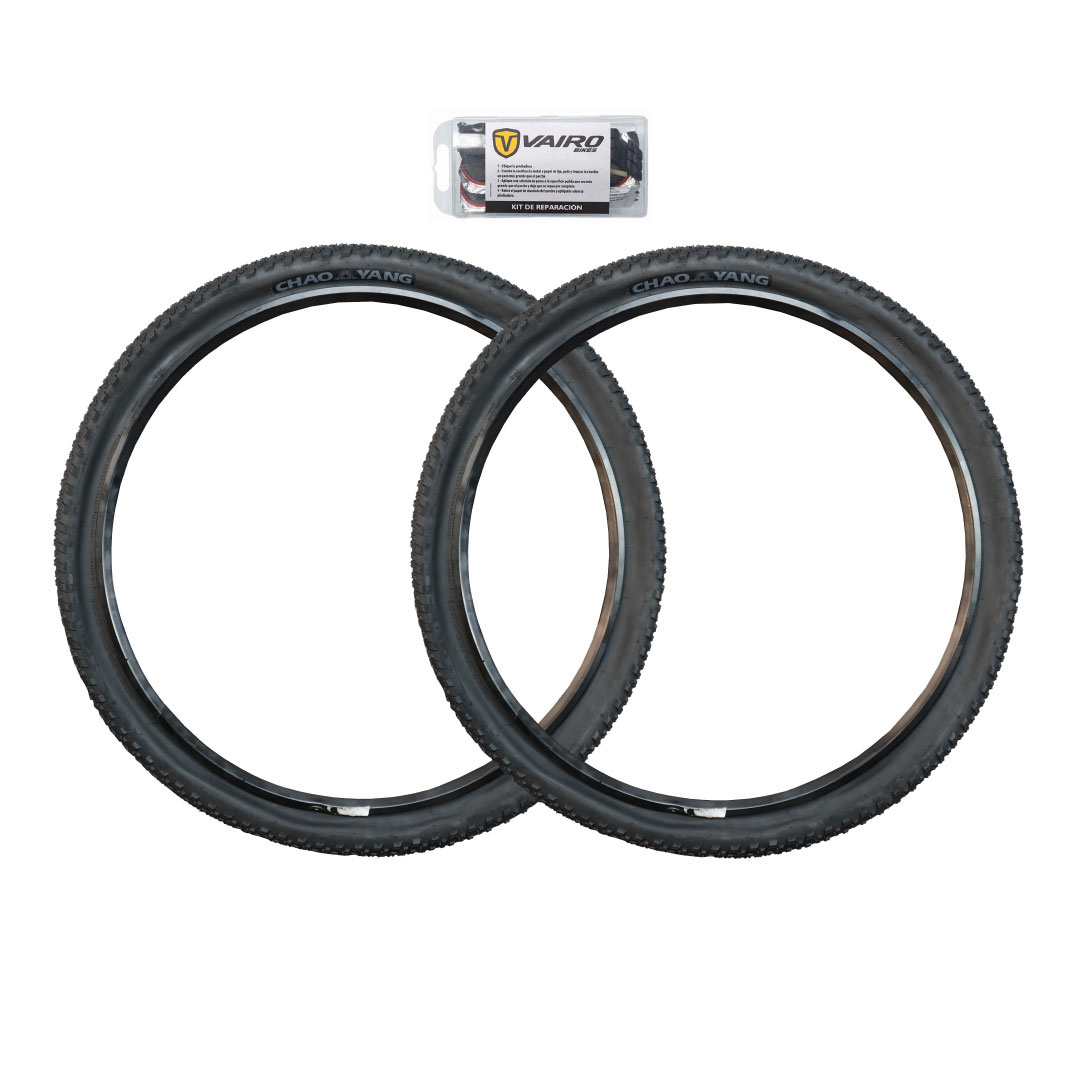 Par De Cubiertas Chaoyang 29x2,20 H-5234 + Kit De Parches
